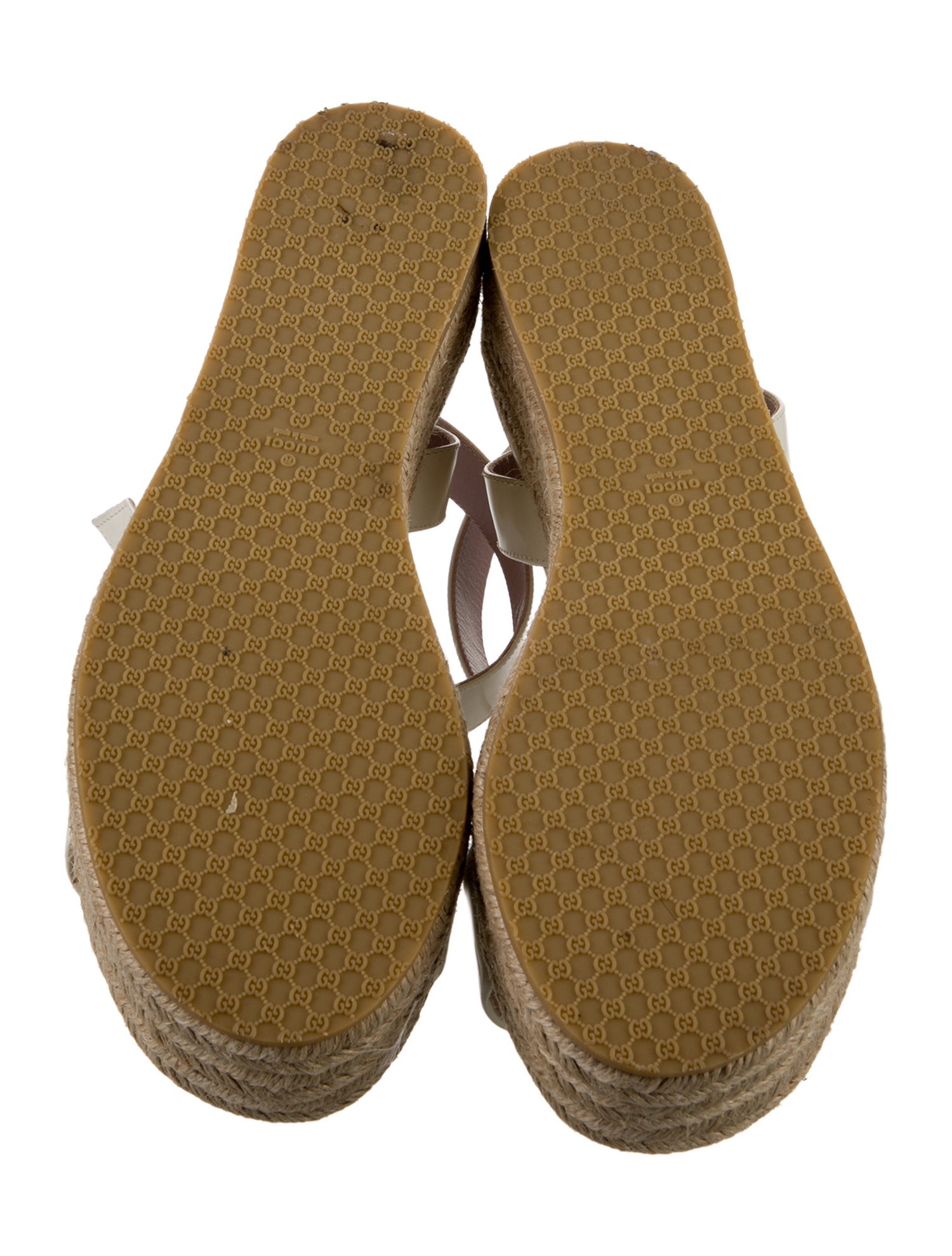 Gucci Horsebit Accent Leather Espadrilles